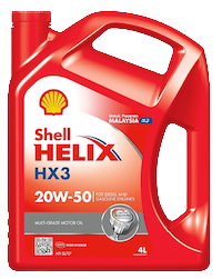 Shell Helix HX3 20W-50 API SL/CF